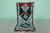 Moroccan runner rug 2.3 X 5.1 Feet