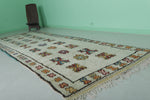 Entryway Azilal Moroccan Carpet - 4.1 FT X 12.3 FT | Colorful Handmade Berber Rug