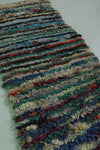 Colorful Striped Moroccan Berber Rug – 2.2 x 5.7 ft