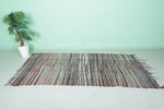 Beautiful Handwoven Moroccan Berber Carpet - 4.2 FT X 8.7 FT