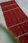 Moroccan handwoven kilim  3.1 FT X 8.9 FT