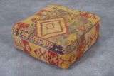 Moroccan vintage ottoman pouf