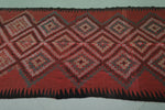 Vintage Hallway Moroccan Rug 3.6 FT x 11.5 FT – Handwoven Wool Runner