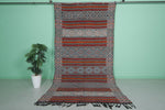 Large Handwoven Moroccan Kilim Rug - Traditional Pattern 5.6 FT x 10.9 FT