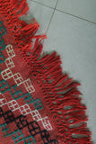 Vintage Hallway Moroccan Rug 3.6 FT x 11.5 FT – Handwoven Wool Runner