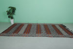 Large Handwoven Moroccan Kilim Rug - Traditional Pattern 5.6 FT x 10.9 FT