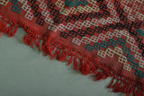Vintage Hallway Moroccan Rug 3.6 FT x 11.5 FT – Handwoven Wool Runner