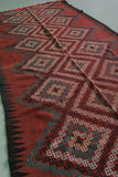 Vintage Hallway Moroccan Rug 3.6 FT x 11.5 FT – Handwoven Wool Runner