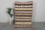 Vintage moroccan handwoven kilim 4.8 FT X 7.6 FT