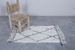 Small Moroccan Rug – 2 x 3 ft | Handcrafted Berber Diamond Pattern