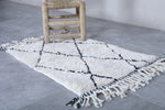 Small Moroccan Rug – 2 x 3 ft | Handcrafted Berber Diamond Pattern