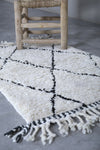 Small Moroccan Rug – 2 x 3 ft | Handcrafted Berber Diamond Pattern