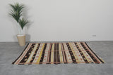 Vintage moroccan handwoven kilim 4.8 FT X 7.6 FT