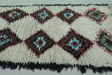 Handmade Moroccan Berber Rug – 2.7 x 6.4 ft with Diamond Motifs