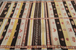 Vintage moroccan handwoven kilim 4.8 FT X 7.6 FT