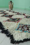 Handmade Moroccan Berber Rug – 2.7 x 6.4 ft with Diamond Motifs