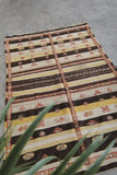 Vintage moroccan handwoven kilim 4.8 FT X 7.6 FT