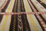 Vintage moroccan handwoven kilim 4.8 FT X 7.6 FT