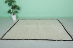 Handmade Moroccan Beni Ourain Rug – 5.3 x 7.5 ft | Minimalist Berber Style