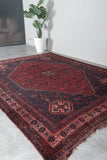 vintage berber rug 7.3 FT X 9.3 FT