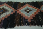 Vintage Handmade Moroccan Berber Runner Rug – 3.1 x 7.7 ft | Unique Moroccan Carpet