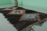 Vintage Handmade Moroccan Berber Runner Rug – 3.1 x 7.7 ft | Unique Moroccan Carpet