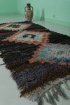 Vintage Handmade Moroccan Berber Runner Rug – 3.1 x 7.7 ft | Unique Moroccan Carpet