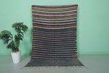 Handwoven Moroccan kilim 4.7 FT X 7.3 FT