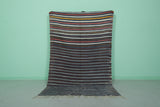 Handwoven Moroccan kilim 4.7 FT X 7.3 FT