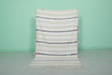 Moroccan Berber Carpet – 3.7 x 6 Feet | Handwoven Wedding Blanket