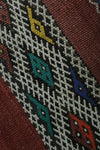 Vintage Moroccan Kilim Rug 4 x 9 FT – Multicolor Striped Pattern