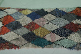 Small Runner Handmade Berber Rug - 3 FT X 6.6 FT