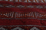 Berber Handwoven rug 5.6 X 11.3 Feet