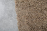 Moroccan Wool Rug - 8.4 x 9.1 ft | Natural Earth Tone, Handcrafted