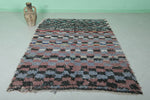 Hand-knotted Moroccan rug 4.9 ft x 6.3 ft