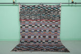 Hand-knotted Moroccan rug 4.9 ft x 6.3 ft