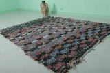 Hand-knotted Moroccan rug 4.9 ft x 6.3 ft