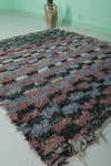 Hand-knotted Moroccan rug 4.9 ft x 6.3 ft