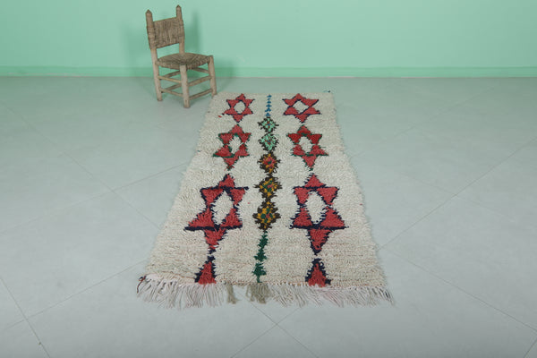 Handmade Moroccan azilal runner rug – 2.9 FT x 7 FT | Vibrant berber design