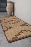 Vintage handmade tuareg rug 3.5 X 3.5 Feet