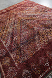 Vintage handmade tuareg rug 3.5 X 3.5 Feet