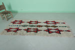 Handmade Moroccan Azilal Runner Rug - 2.9 FT X 7 FT | Vibrant Berber Design