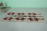 Handmade Moroccan Azilal Runner Rug - 2.9 FT X 7 FT | Vibrant Berber Design