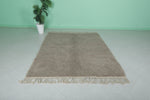 5.8 x 7.5 FT Moroccan Rug – Cozy Taupe Shag Rug