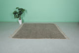 5.8 x 7.5 FT Moroccan Rug – Cozy Taupe Shag Rug