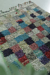 Vibrant Moroccan Boucherouite Carpet – Patchwork Design 3.6 FT x 6.6 FT