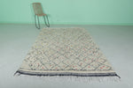 Vintage Handmade Moroccan Berber Rug – 5.5 FT × 7.7 FT