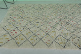 Vintage Handmade Moroccan Berber Rug – 5.5 FT × 7.7 FT