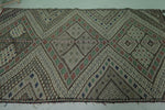 Moroccan Rug Flat-Woven Berber Carpet – 4.5 FT x 7.4 FT | Handcrafted Artisan Design