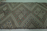 Moroccan Rug Flat-Woven Berber Carpet – 4.5 FT x 7.4 FT | Handcrafted Artisan Design